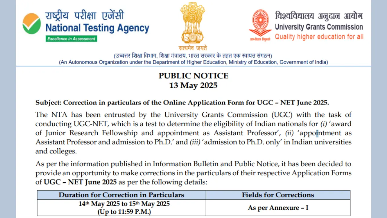 ugc-net-june-2025-application-correction-windowugc-net-june-2025-application-correction-window